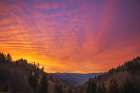 Sunrise, Oconaluftee Valley, Great Smoky Mountains National Park, North Carolina Art Print
